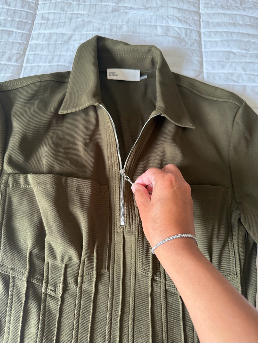 Tory Burch Zip Front Dress - Picture 5 of 7